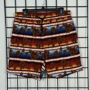 Cinch Camp‎ Collection Swim Trunks Mens Medium Aztec Southwestern MB58135001